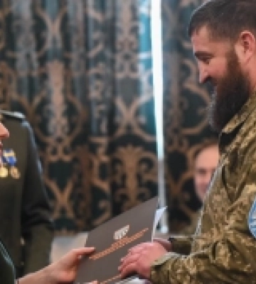 Двоє волинських капеланів у Києві отримали військові звання
