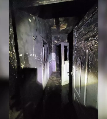 У Дніпропетровській області більше години горів приватний будинок