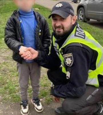 У Гребінці поліція розшукала зниклого шестирічного хлопчика