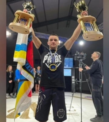 Виграв достроково: 23-річний лучанин став чемпіоном України з ММА