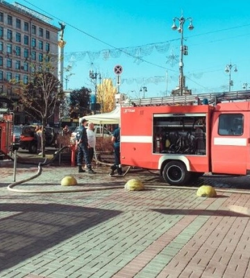 У Києві пожежа на Хрещатику: Кличко повідомив деталі
