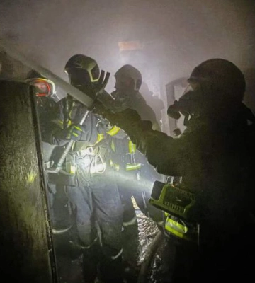 У Києві пожежа в корпусі університету імені Карпенка-Карого на Хрещатику