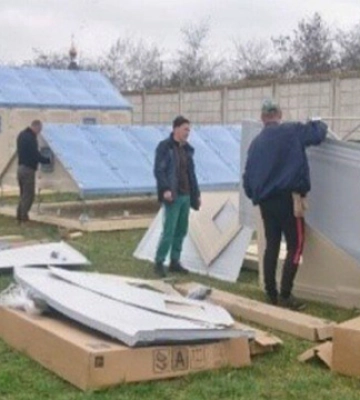 На Херсонщині встановили 25 модульних будинків для тих, хто втратив житло