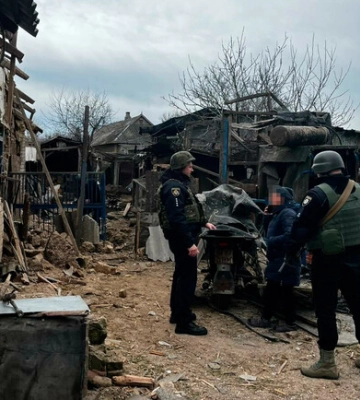 У поліції показали наслідки обстрілів Дніпропетровської області