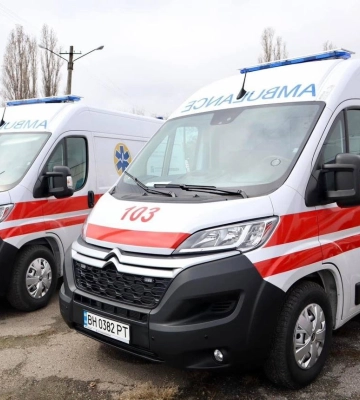 Одеська область отримала 8 нових автомобілів швидкої медичної допомоги