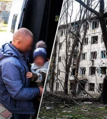 З Авдіївки евакуювали родину з двома дітьми