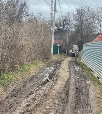 Петиція про ремонт дороги на провулку Степана Бандери у Полтаві набрала 100% голосів