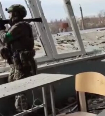 Уличные бои группы &quot;Ниндзя&quot; 80-й ОДШБр в Бахмуте. ВИДЕО