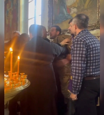 Священники УПЦ МП избили военного в Хмельницком: возмутительное видео из соцсетей