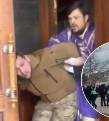 У Хмельницькому люди почали збиратися біля храму, де ченці УПЦ МП побили військового