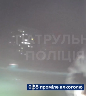 У Сумах п&#039;яний водій без прав втретє за рік попався копам (відео)