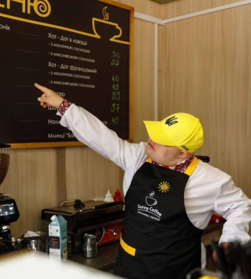 Зеленская на фото показала инклюзивное кафе Sunny Coffee: в чем особенность