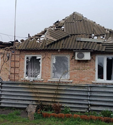 Ворожа артилерія знов обстріляла Нікополь