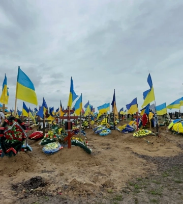 У Харкові попрощалися із загиблим на фронті художником Дербіловим 