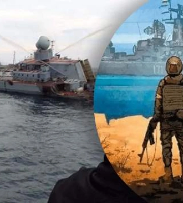 У розвідці нагадали про наслідки знищення російського крейсера «Москва» рік тому