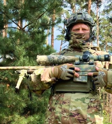 «Фундація Течія» допомогла укомплектувати снайпера з Бучі