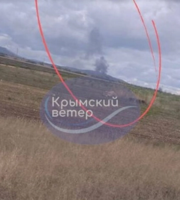У Криму поблизу скупчення російської техніки пролунали вибухи