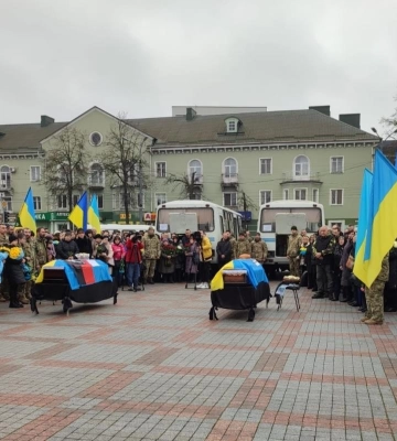У Рівному попрощалися із загиблими захисниками України