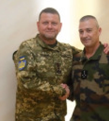 Залужный встретился в Украине с начальником Объединенного штаба Вооруженных Сил Франции