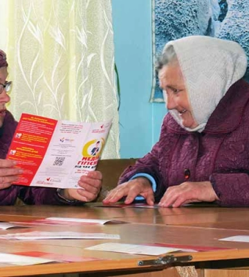 На Полтавщині людям похилого віку розповіли про медіа гігієну під час війни