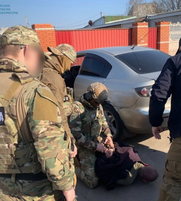 Затримано інформатора фсб рф, який передавав ворогу координати місць дислокації ЗСУ на Сумщині