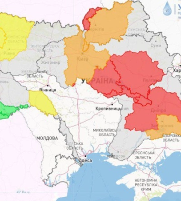 ДСНС попереджає про затоплення прирічкових територій у Дніпропетровській області