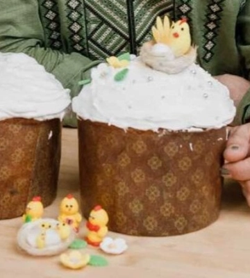 С апельсиновым фрешем и изюмом. Паска по рецепту Эктора Хименеса-Браво