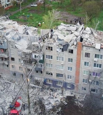 Масований обстріл Слов’янська: є загиблі, під завалами люди 