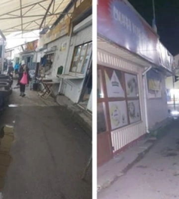 Вивезли шини і сміття: у Луцьку прибрали біля центрального ринку 