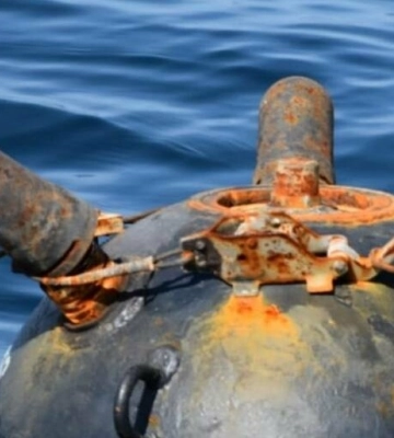 На узбережжя Одещини винесло морську міну