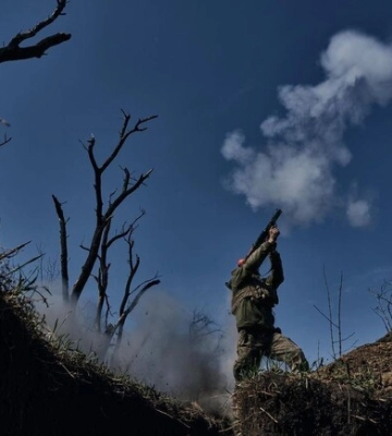 Карта боевых действий в Украине 15 апреля