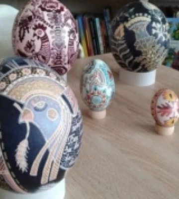 Писанка як мистецтво: волинська майстриня представила неймовірні роботи