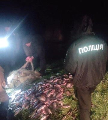 На Кіровоградщині браконьєр виловив риби на 600 тис грн 
