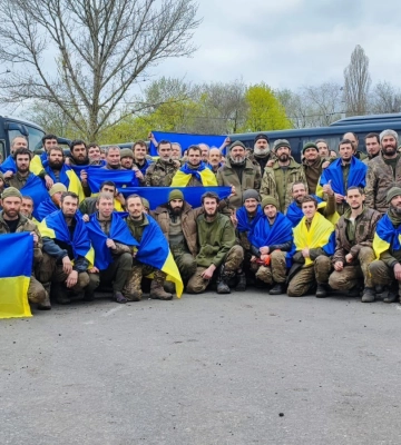 Україна у межах великоднього обміну повернула з полону 130 захисників