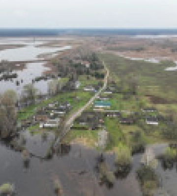 Поднятие уровня воды в реках наблюдается на территории 8 областей