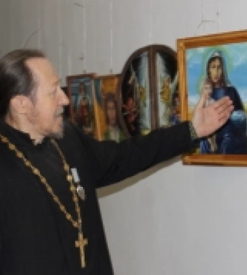 У Дубні презентували виставку картин військового священника з Волині