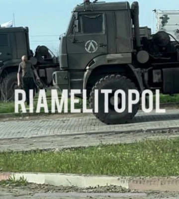 В Мелитополе замечена странная техника орков 