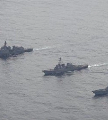 ВМС Південної Кореї, США і Японії проводять навчання з протиракетної оборони