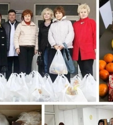 Військовим, які лікуються в Рівненській обласній лікарні, передали великодні подарунки