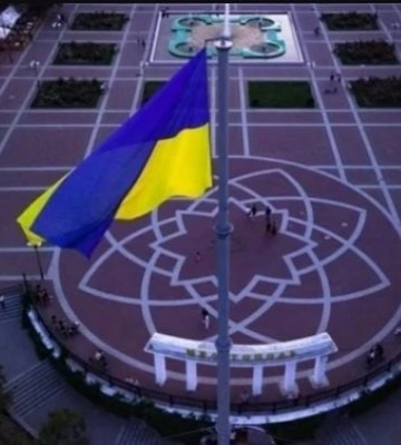 В Мелитополе подпольщики снова напомнили оккупантам, что здесь украинская земля 