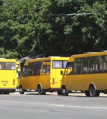 У Сумах маршрутки рано з’їзджають з маршрутів
