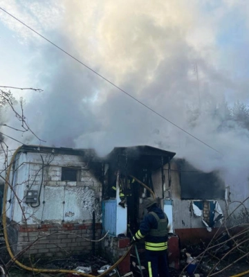 В Харківській області через пожежу загинуло двоє людей