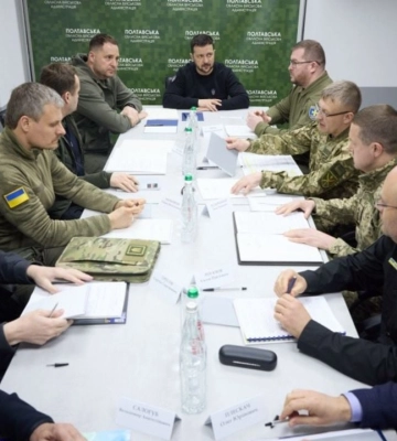 Зеленський відвідав позиції ЗСУ в Авдіївці