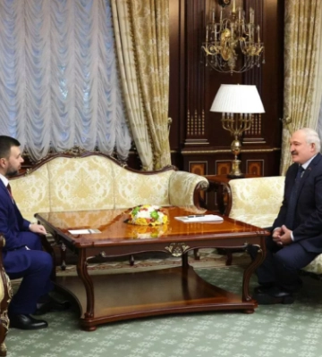 Лукашенко принял в Минске главаря так называемой «днр» Пушилина: МИД Украины отзывает посла в Беларуси