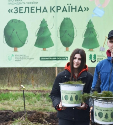 На Полтавщині висадили понад три мільйони дерев