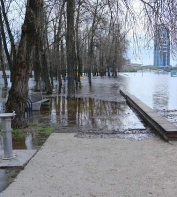 В Киеве вода немного спала: когда ожидают пик паводка