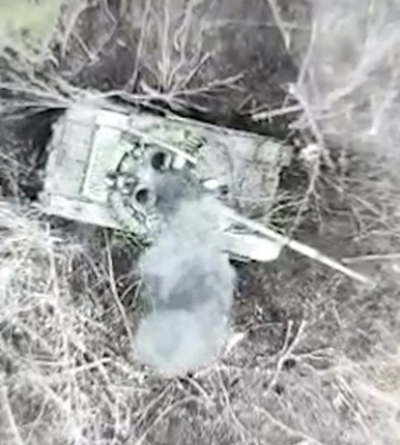 Десантники знищили танк окупантів у Луганській області. ВІДЕО