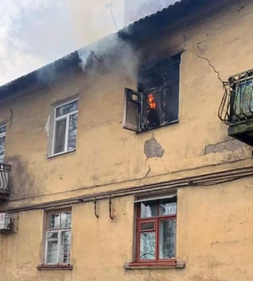 В Дніпрі під час пожежі постраждала жінка
