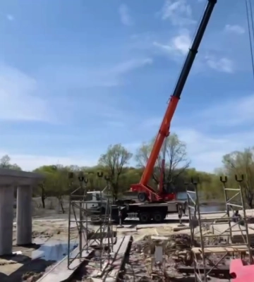 Під Балаклією будують новий міст через Сіверський Донець (відео)
