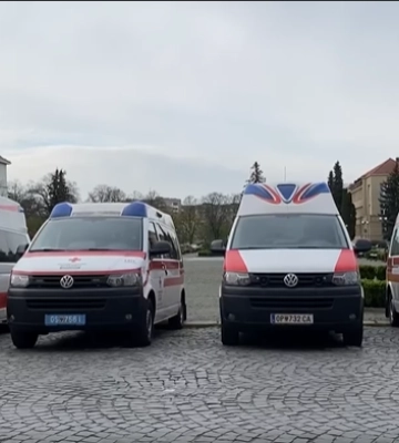 Закарпаття отримало карети швидкої від австрійських партнерів